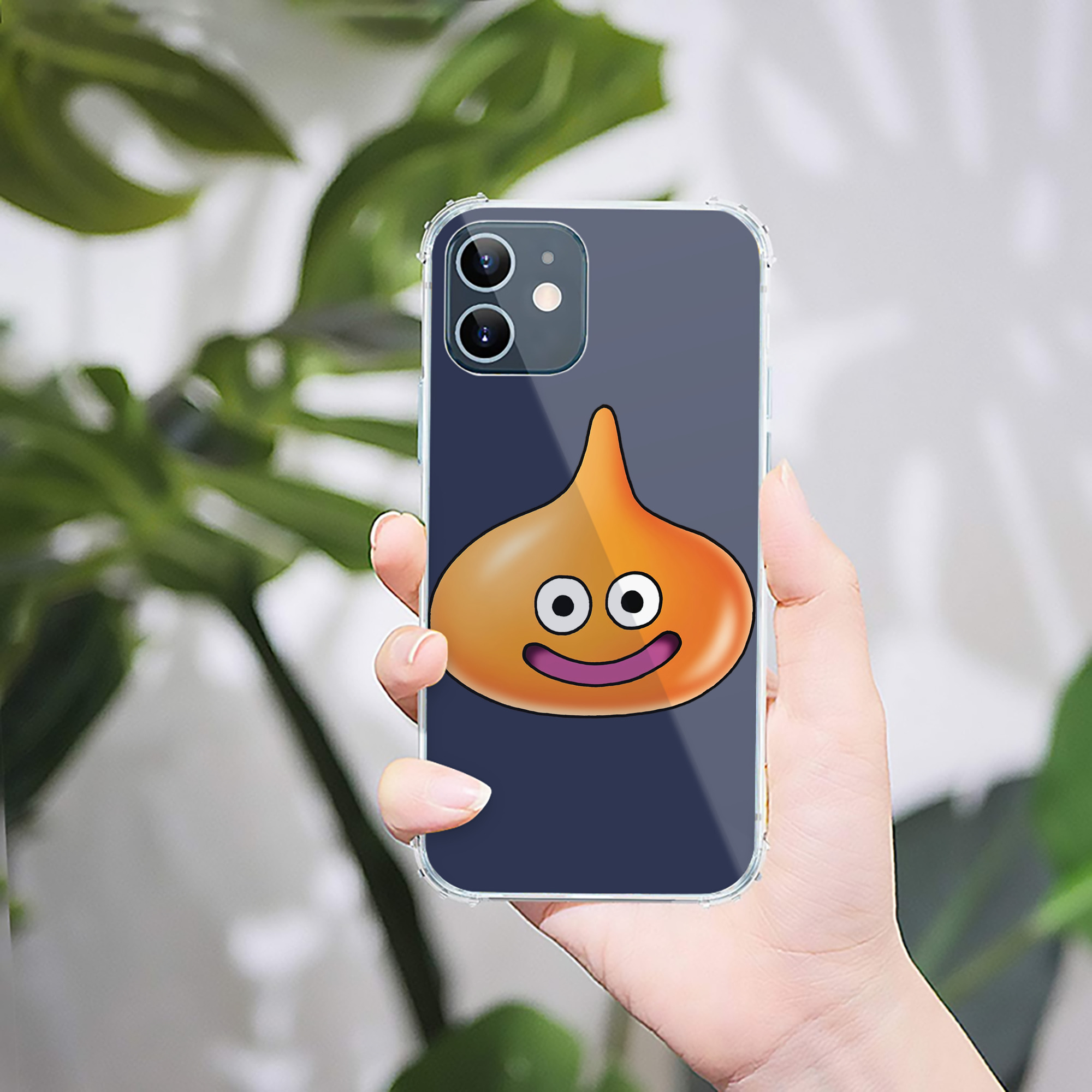 （画像用） ドラゴンクエスト Doragon Kuesuto Dragon Quest 【iPhone 12シリーズ対応】透明スマホケース（クリアソフトケース）